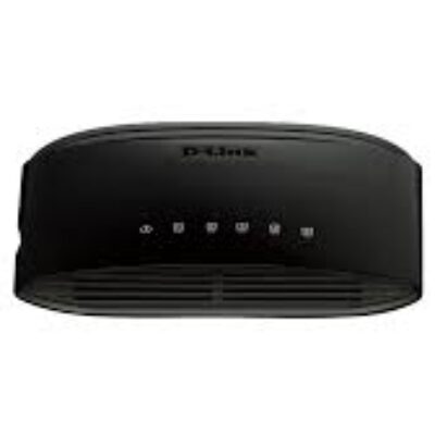 D-Link DES-1005D/B 5-Port Fast Ethernet Unmanaged Plastic Desktop Switch