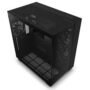 NZXT H9 Flow Dual-Chamber ATX Mid-Tower PC Gaming Case – High-Airflow Perforated Top Panel – Tempere