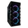 LC-709B-ON''Solar_System_X''Midi-ATX Case,black,HD Audio,2xUSB3.0,4xARGB 120mm case fans