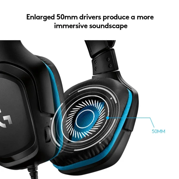 MMZ Logitech G432 Gaming Headset - Image 2