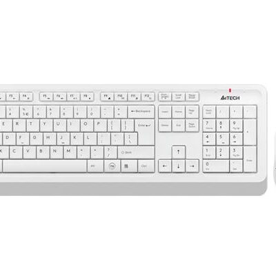 A4TECH FG1012 2.4G Compact Desktop Set, Wireless, Keyboard and mouse set,White