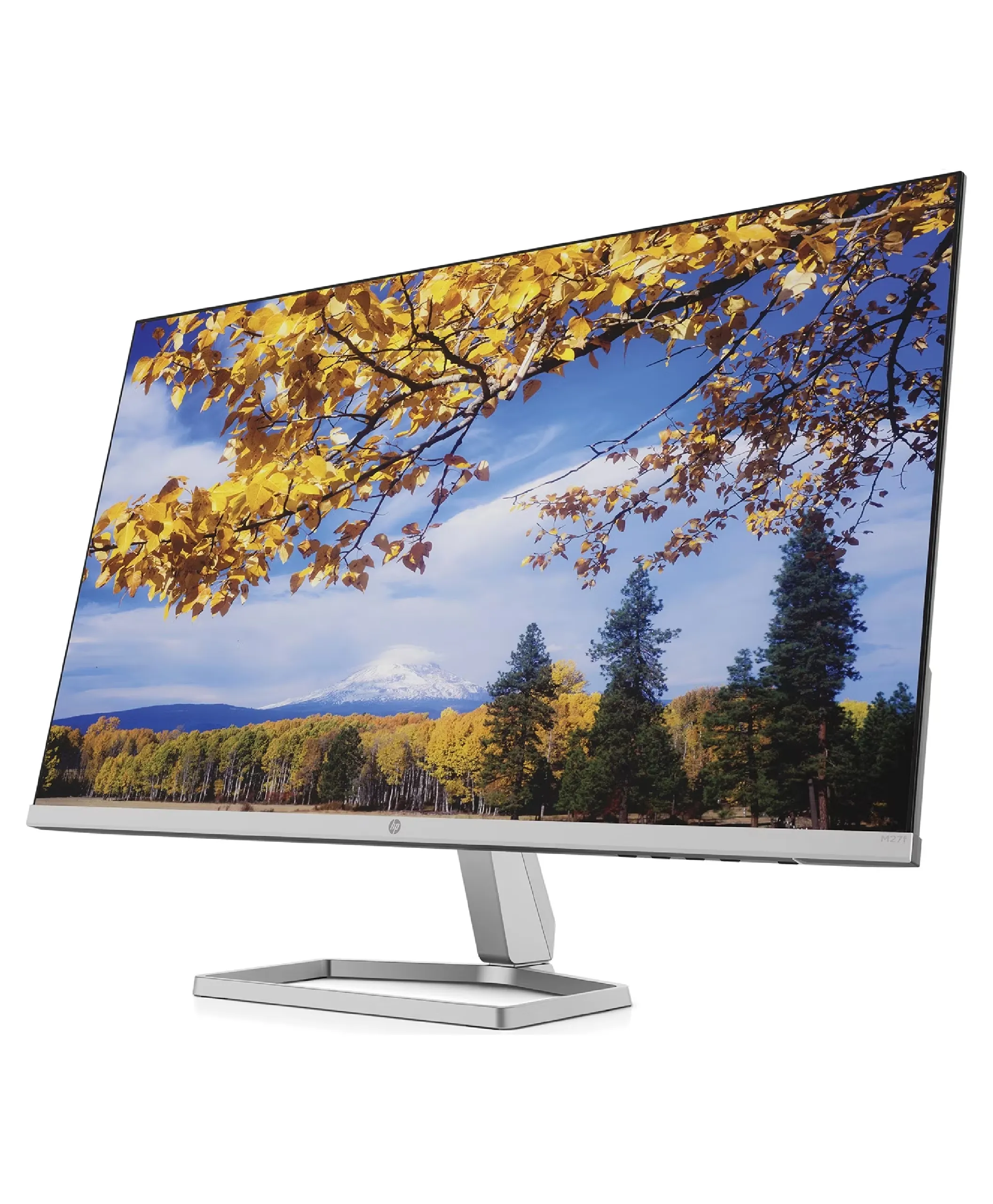 HP Desktop Monitor - 27-inch M27f FHD Monitor,IPS,75Hz,Silver front,Black back