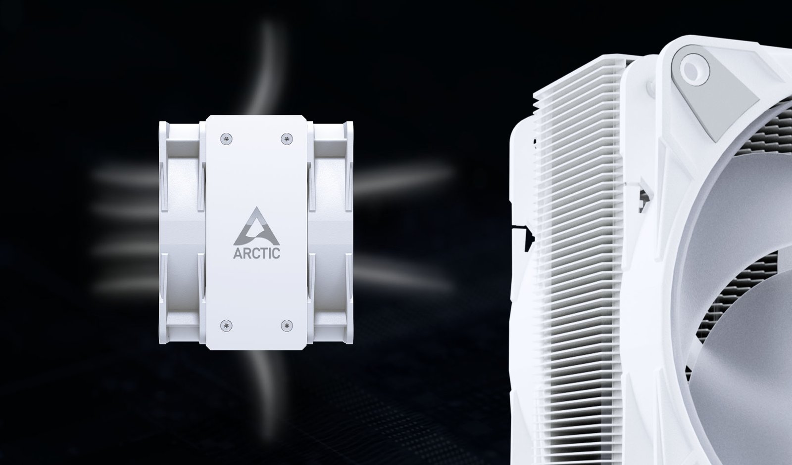 Ftohës CPU ARCTIC Freezer 36 A-RGB White – Intel LGA 1700/1851 & AMD AM4/AM5, Tower Cooler me 2×120 mm A-RGB Ventilatorë - Image 7