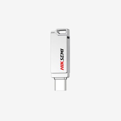 USB- Hiksemi HS-E327C 64 GB – USB 3.2 / USB-C Flash Drive (Silver)