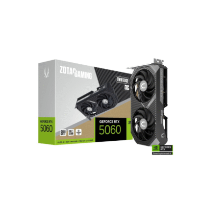 Kartë Grafike Gaming ZOTAC GAMING GeForce RTX 5060 Twin Edge OC – 8GB GDDR7