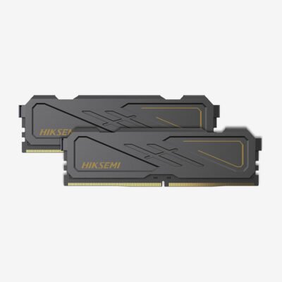 Memorie RAM Hiksemi Armor DDR4 32 GB (16 GB × 2) – 3200 MHz, Heatsink i Zi për Desktop
