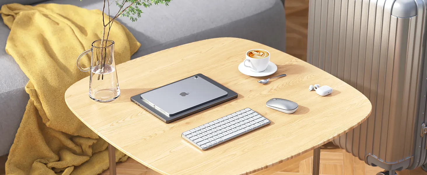 Tastierë Wireless Dual-Mode Meetion C210 (2.4GHz + Bluetooth) për Mac & Windows , White - Image 3