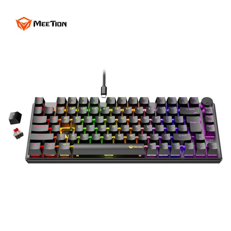 Tastierë Mekanike Gaming MEETION MK006 Pro (Red Switch, USB, e Zezë) thumbnail 4