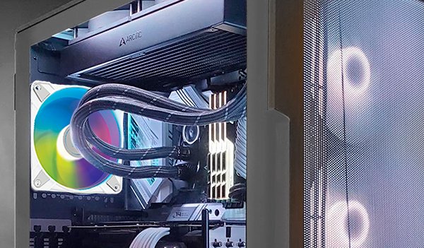 Ventilator 120 mm ARCTIC P12 PWM PST A-RGB White – LED A-RGB, 0 dB Mode, 4-pin PWM, PST - Image 4