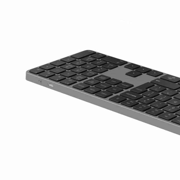 Meetion K230 – Tastierë Wireless Ultra-Hollë 109 Taste (2.4GHz + Bluetooth), e Zeze - Image 3