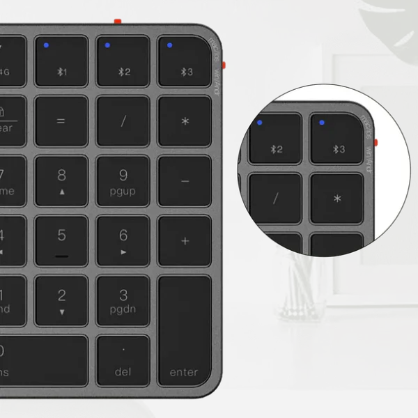 Meetion K230 – Tastierë Wireless Ultra-Hollë 109 Taste (2.4GHz + Bluetooth), e Zeze - Image 9