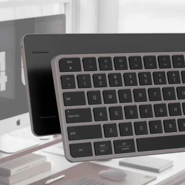 Meetion K230 – Tastierë Wireless Ultra-Hollë 109 Taste (2.4GHz + Bluetooth), e Zeze - Image 8