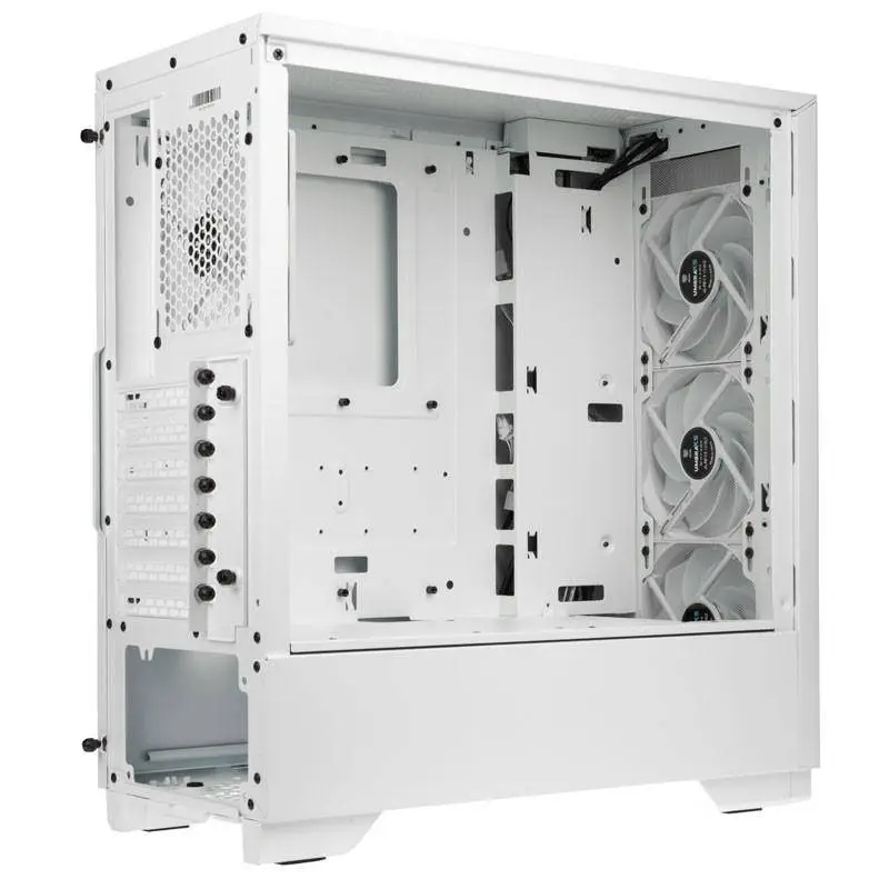 Kasa PC Kolink Unity Solar Mesh ARGB – Mid-Tower, 4 Fan ARGB të Parainstaluar, Panel Xhami i Temperuar & Front Mesh – White - Image 4