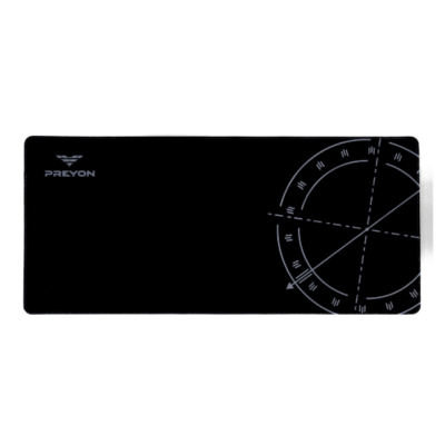 Mouse-pad Gaming Preyon Falcon Speed XL – 900×400 mm, 3 mm Trashësi, i Zi