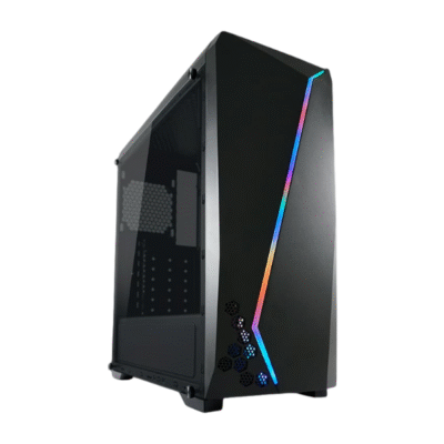 Kasa Gaming LC-Power 700B Hexagon – ATX Midi-Tower (Vetëm Kasa, pa komponentë)