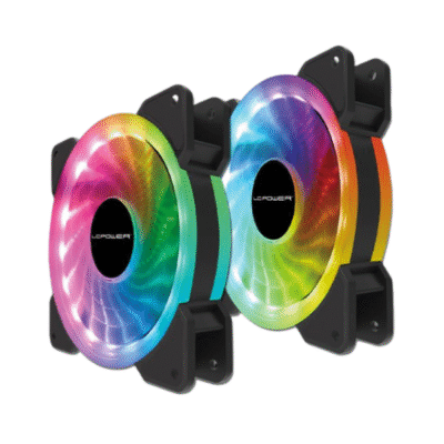 Ventilator Kombinim LC-Power CF-PRO-RGB-COMBO – 2× 120 mm, LED Stripe + Remote Control