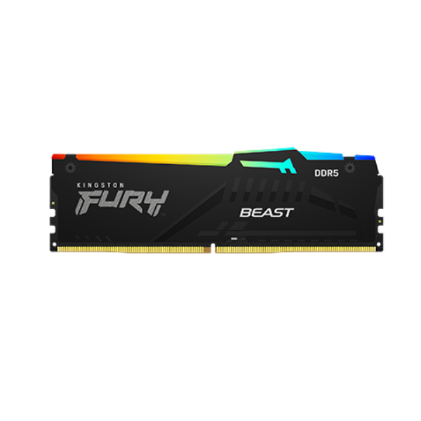 Memorie RAM Kingston FURY Beast DDR5 RGB 32GB 5600MT/s Black