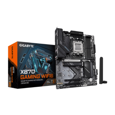 Pllakë Amë GIGABYTE X870 GAMING WIFI6 – ATX, DDR5, WiFi 6, USB4, PCIe 5.0
