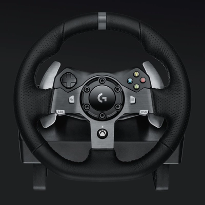 Timon dhe Pedale Logitech G920 Driving Force – Black (Racing Wheel & Pedals Set) - Image 2
