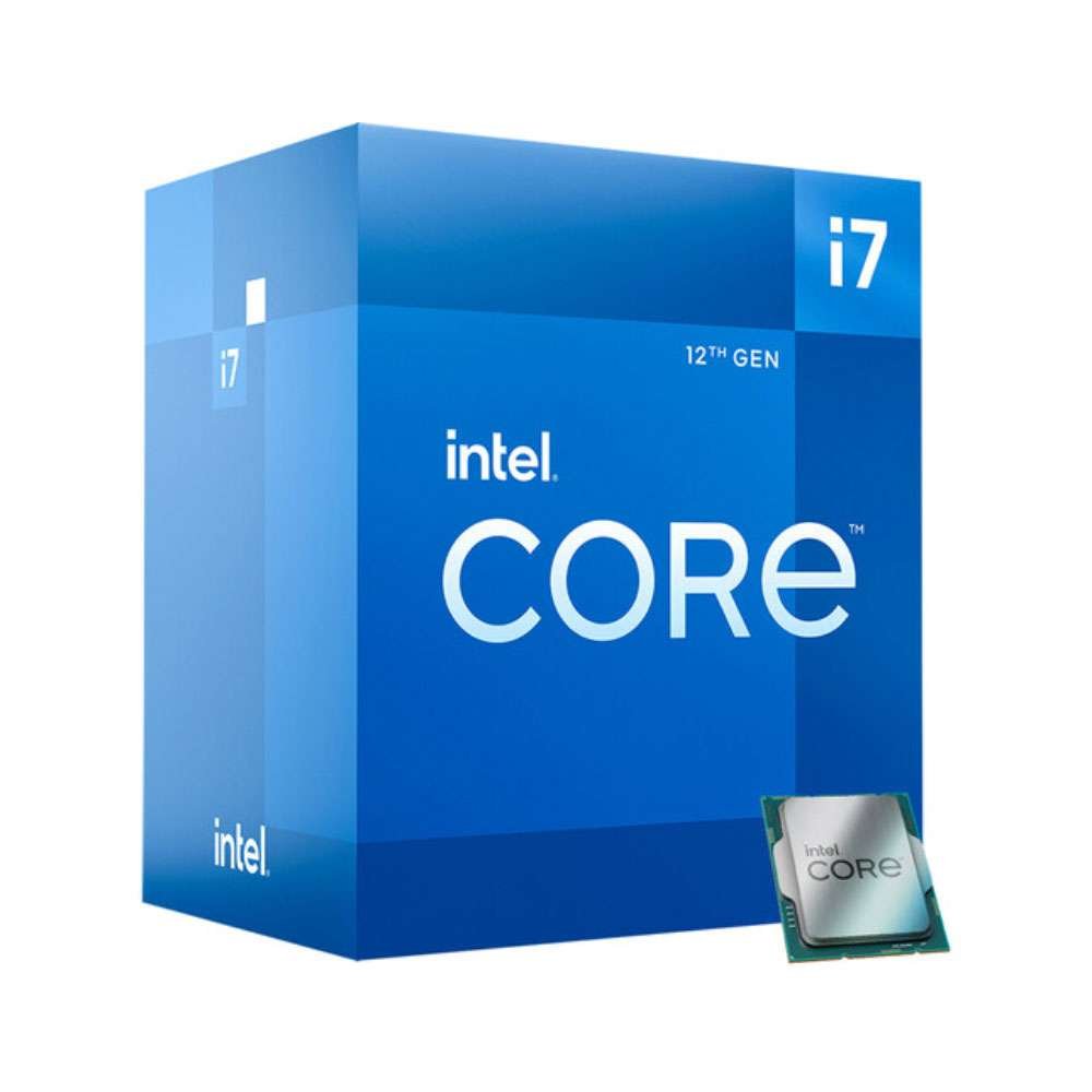 Intel Core i7‑12700 (BOX, 12 Bërthama / 20 Threads, Bazë 2.1 GHz, TDP 65 W – Socket LGA 1700)