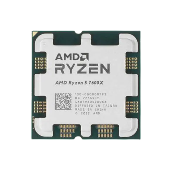 Procesor AMD Ryzen 5 7600X3D , 4.1 GHz Bazë / 4.7 GHz Max Boost, 6-Core / 12-Thread, 104 MB Cache, 65 W – Socket AM5 (3D V-Cache / Raphael Series)