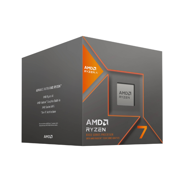 Procesor AMD Ryzen 7 8700G AI, 3.8 GHz Bazë / deri në 5.1 GHz Boost, 8-Core / 16-Thread, 24 MB Cache, Radeon 780M Graphics – Socket AM5 (Zen 4 / Phoenix Series)