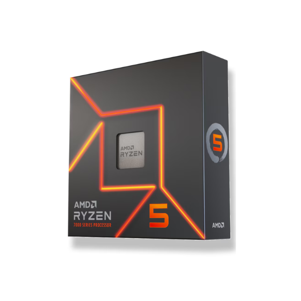 Procesor AMD Ryzen 5 7600X, 4,7 GHz Bazë / deri në 5,3 GHz Max Boost, 6-Core / 12-Threads, 32 MB Cache, 105 W – Socket AM5 (Zen 4)