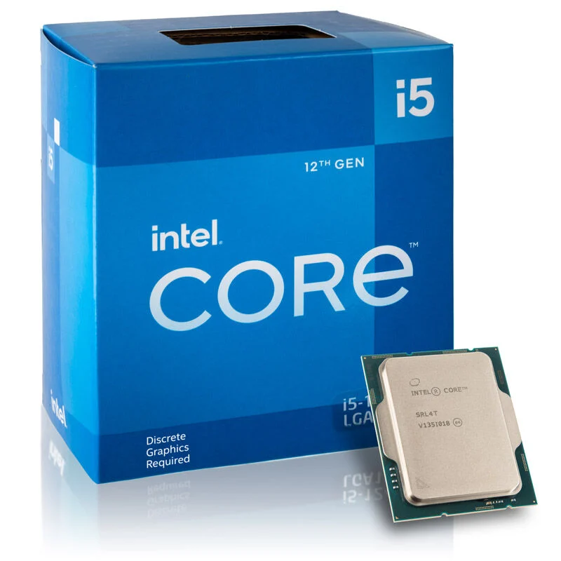 Procesor Intel Core i5-12400F BOX, 2.5 GHz, 6-Core / 12-Thread, 18 MB Cache – Socket LGA 1700