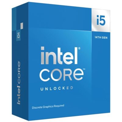 Procesor Intel Core i5‑14600KF – 14 Bërthama / 20 Threads, 24 MB Cache, Socket LGA 1700 (Pa Grafikë të Integruar)