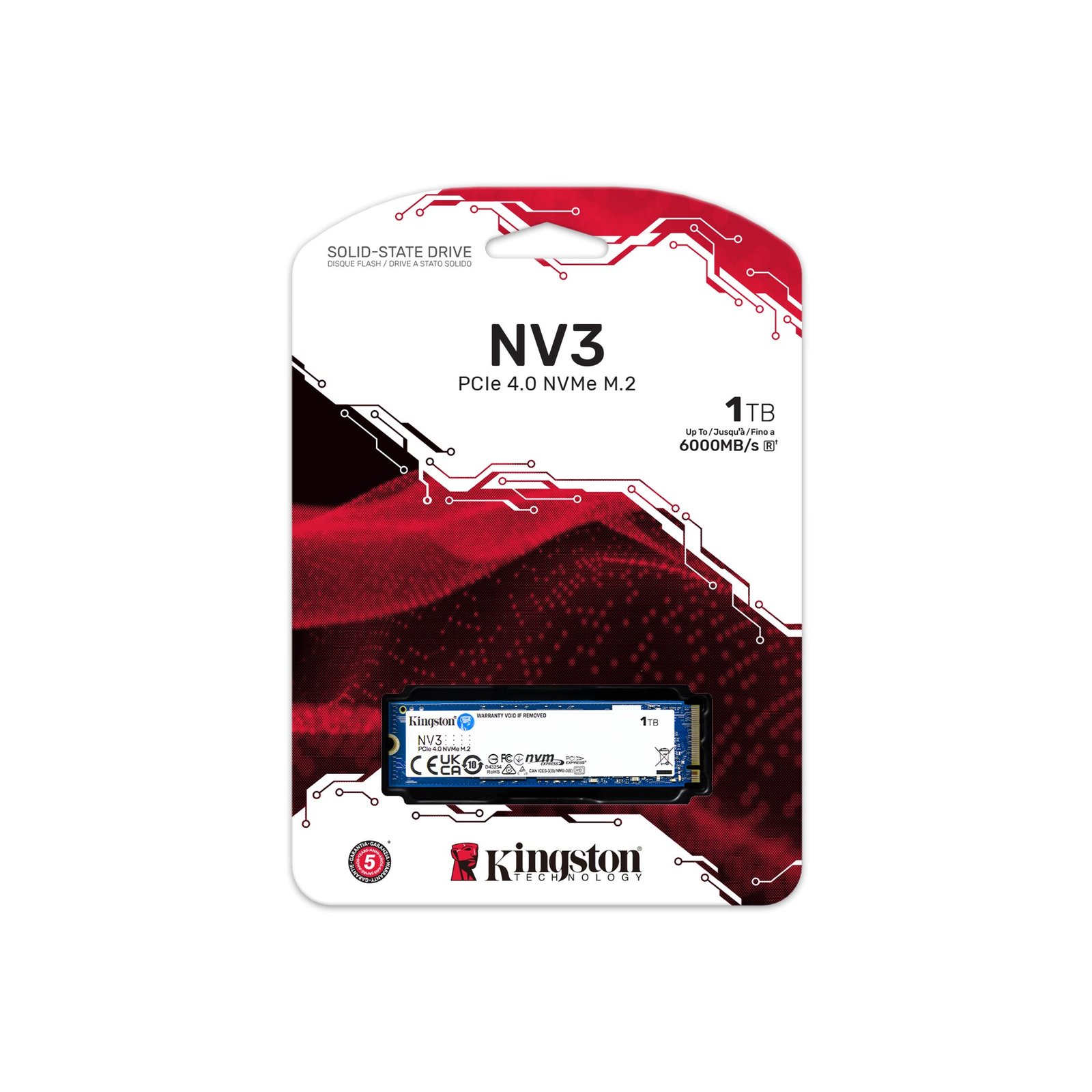 Memorie SSD Kingston NV3 1TB M.2 NVMe PCIe 4.0 - Image 2