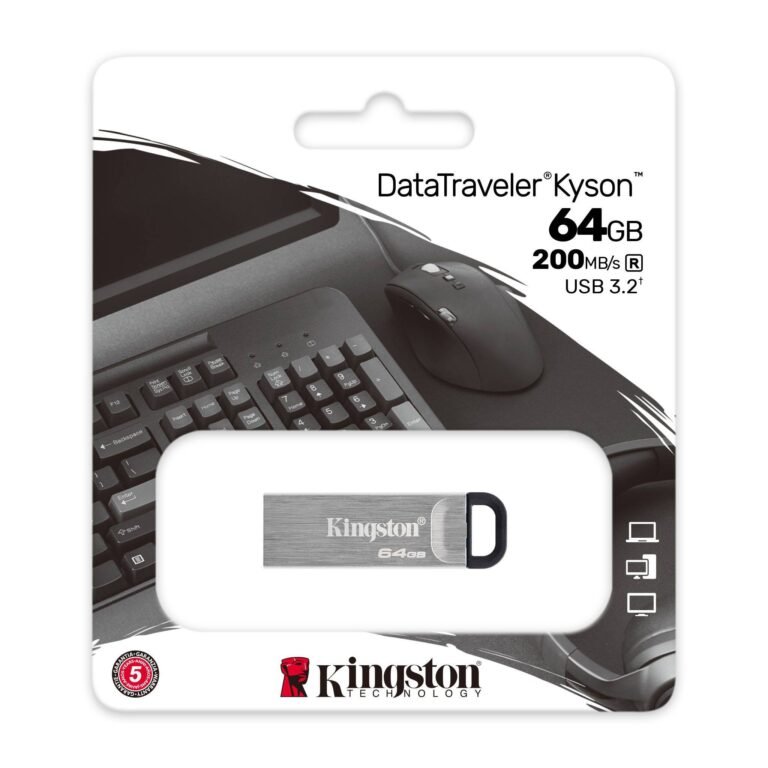 USB Memory Stick Kingston DataTraveler Kyson 64GB USB 3.2 Gen1 – Metal Capless thumbnail 3