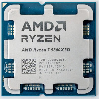 Procesor AMD Ryzen 7 9800X3D – 4.7GHz Bazë, 5.2GHz Boost, 8 Core / 16 Thread, 104MB Cache, 120W TDP – AM5 Socket