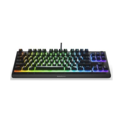 Tastierë Gaming SteelSeries Apex 3 TKL – Switch “Whisper Quiet”, Format TenKeyLess (TKL)