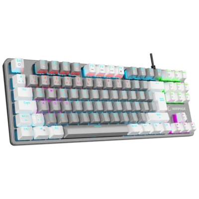 Tastierë Rampage SNUG K14 – Mekanike RGB Rainbow TKL, Red Switch, Anglisht (EN)