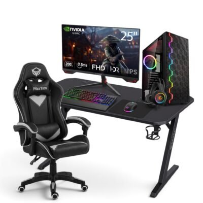 BT Bundle I – RTX 5050 8GB MSI + AMD Ryzen 5 5500 + 16GB RAM + SSD 512GB + Monitor 25” 200Hz Setup