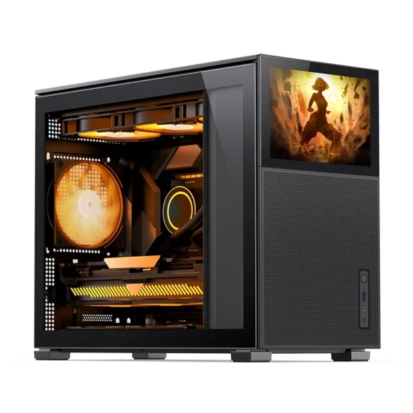 Kase PC JONSBO D31 MESH SC – Micro-ATX, Mesh Airflow, me Ekran 8 ...