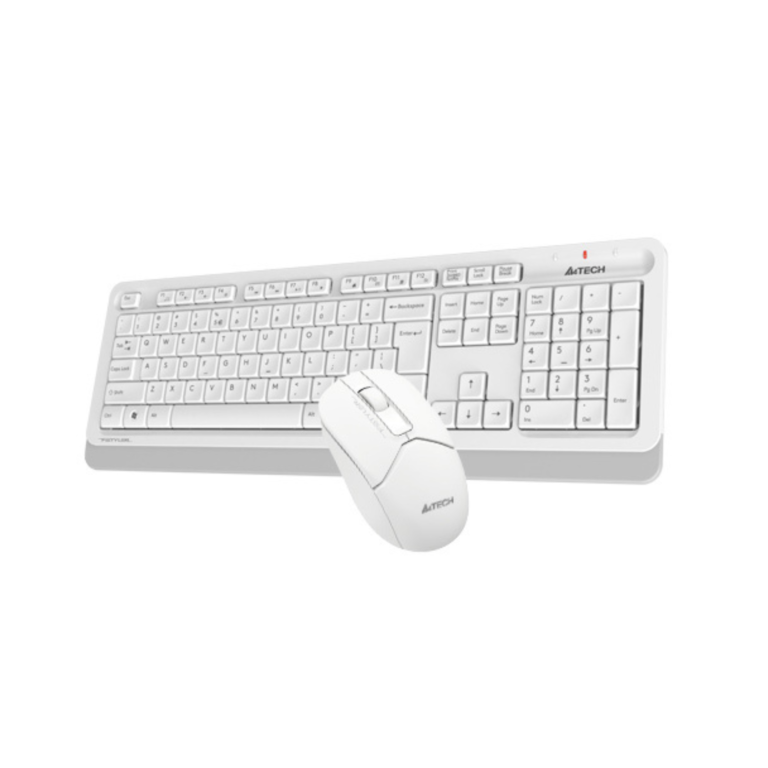 Set Wireless A4Tech FG1012 – 2.4G Mouse + Keyboard, Nano Receiver, White thumbnail 3