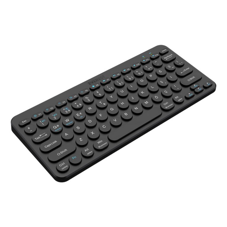 Tastierë Everest KB‑BT16 – Wireless 2.4GHz + Bluetooth, Q Layout thumbnail 2