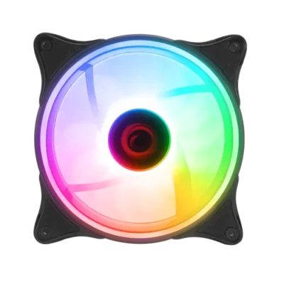 Ventilator per  Kase  Rampage Glare F50  120 mm Rainbow LED – 1200 RPM – I Zi