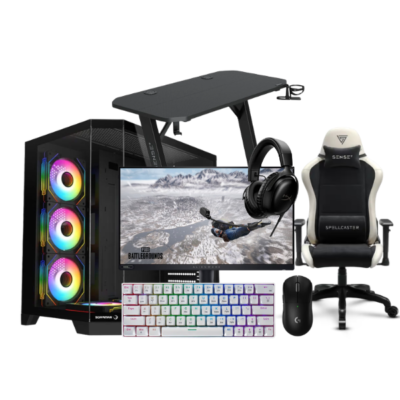 BT Bundle M4 – PC Gaming RTX 5060 8GB, Ryzen 7 7800X3D, 32GB DDR5, 1TB NVMe + Alienware 500Hz Setup