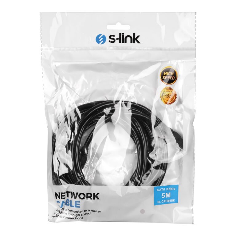 Kabllo Rrjeti S-link SL-CAT605BK, Cat6, 5m thumbnail 2