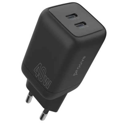Karikues muri Proove Silicone Power, 40W, me 2×Type-C, i zi