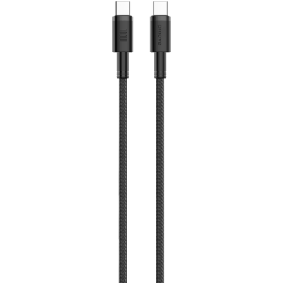 Kabllo Proove Nylo Type-C në Type-C, 100W, 1.5 m, e zezë