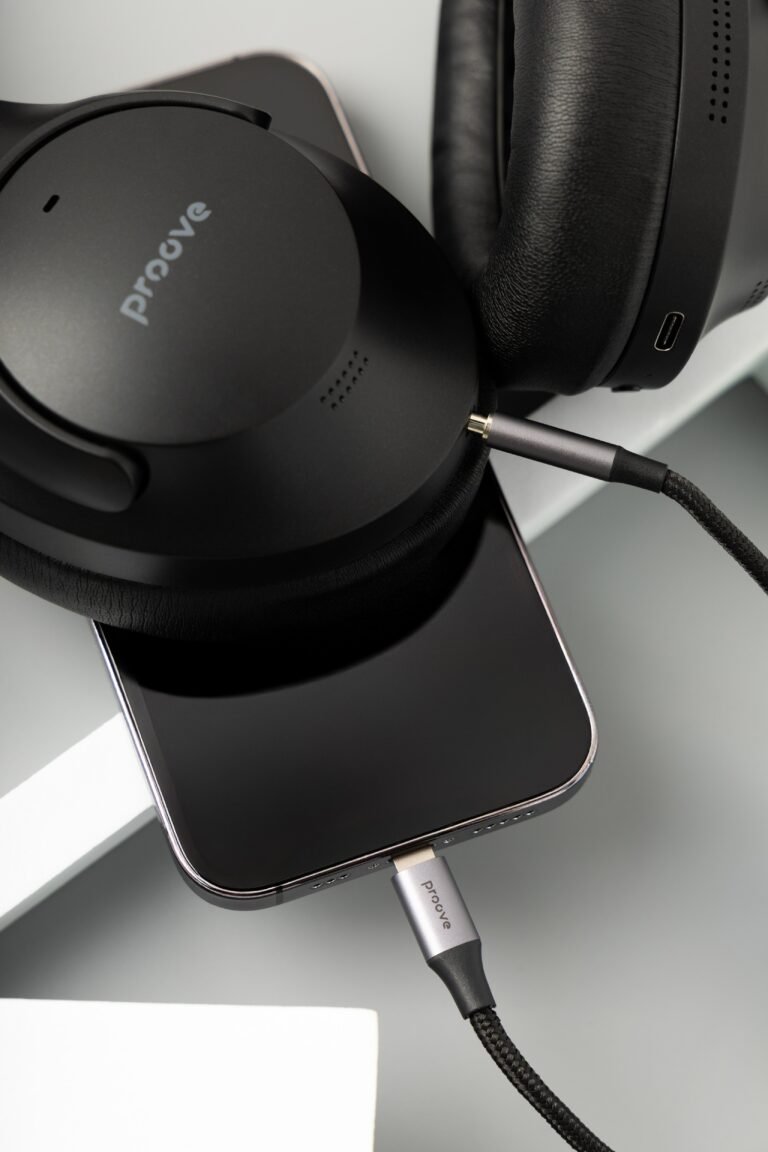 Kabllo audio Proove SoundMesh Type-C në 3.5mm(AUX), 1m, gri thumbnail 2