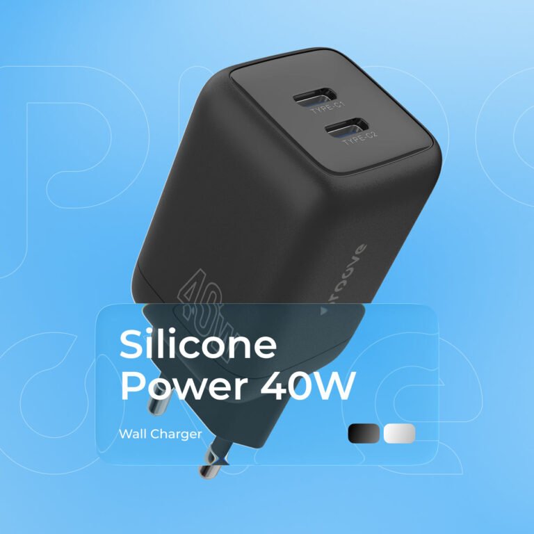 Karikues muri Proove Silicone Power, 40W, me 2×Type-C, i bardhë thumbnail 5