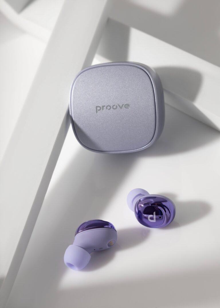 Dëgjuse wireless Proove Charm TWS, touch-control, me aplikacion, vjollce thumbnail 6