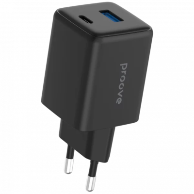 Karikues muri Proove Pocket, 45W, me USB dhe Type-C, i zi