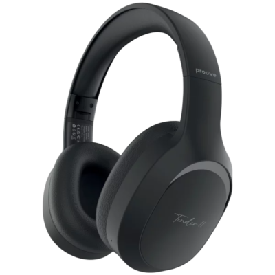 Kufje wireless Proove Tender 2 me aplikacion inteligjent (APP) dhe zë Hi-Fi premium, të zeza