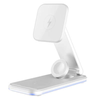 Karikues wireless 3 në 1 Proove Energy Fold, 15W, i bardhë