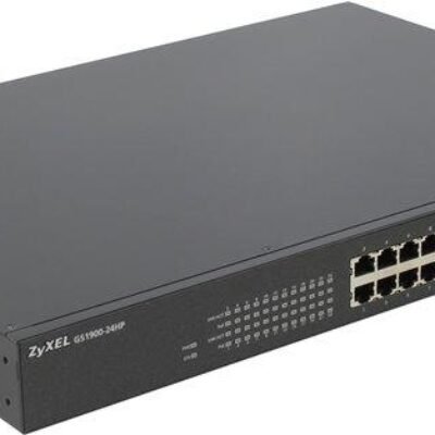 Switch ZYXEL GS1900-24HP, 24 port managed, Gigabit, PoE, Rack-Mount